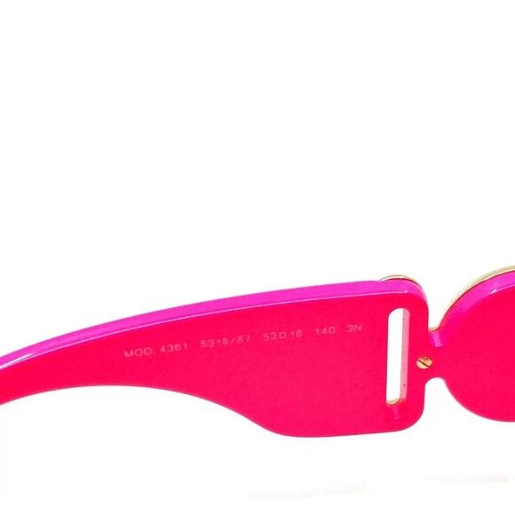 VERSACE EUC Medusa Biggie Square Sunglasses Authentic Pink Gold main image 11